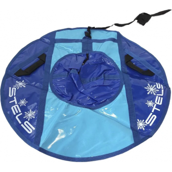 Санки надувные (тюбинг) STELS 80 см тент без камеры СН040, синий/синий-бирюзовый