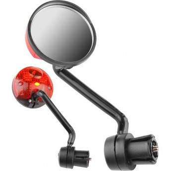 Зеркало заднего вида JY-5, чёрное Зеркало заднего вида JY-5, чёрное